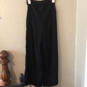 Wide leg black pants sz S
